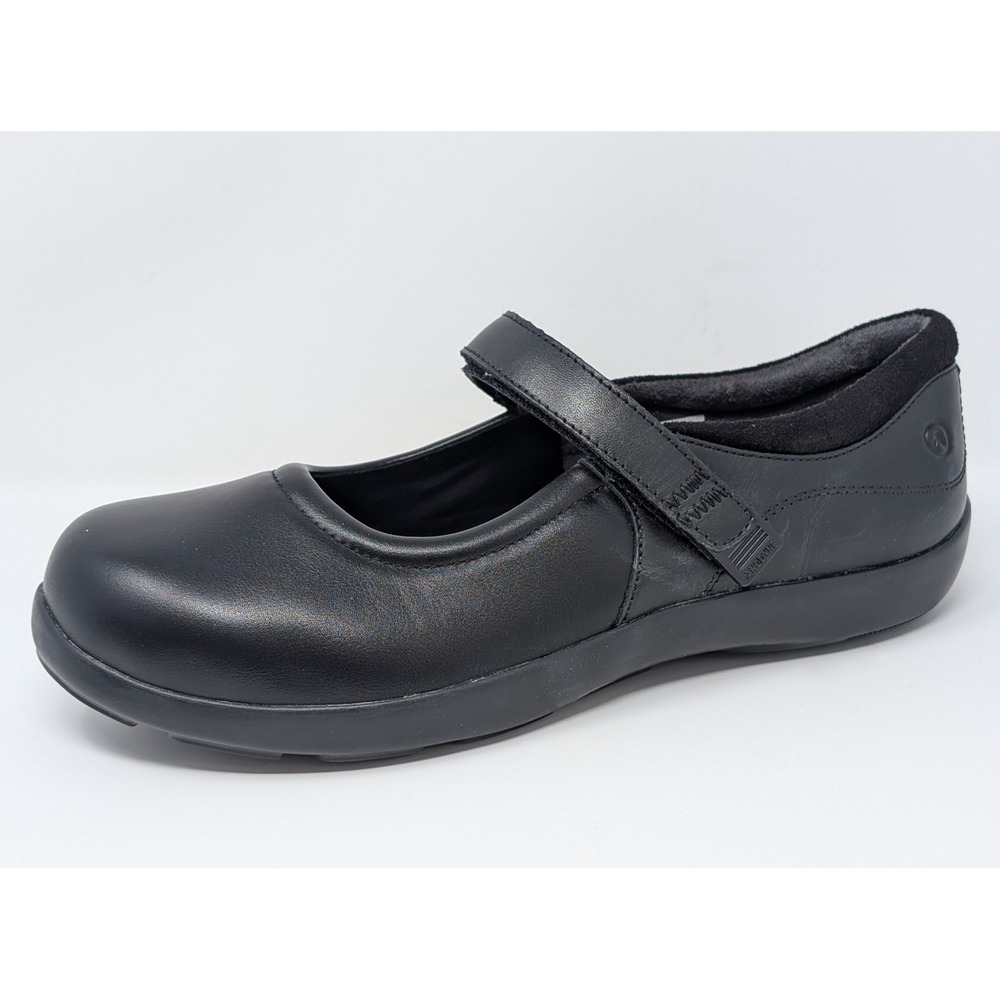 Anodyne No 33 Sport Mary Jane Black Leather Orthopedic Shoes Women's 8.5 XW